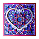 Heart Mandala Laser Cut Art