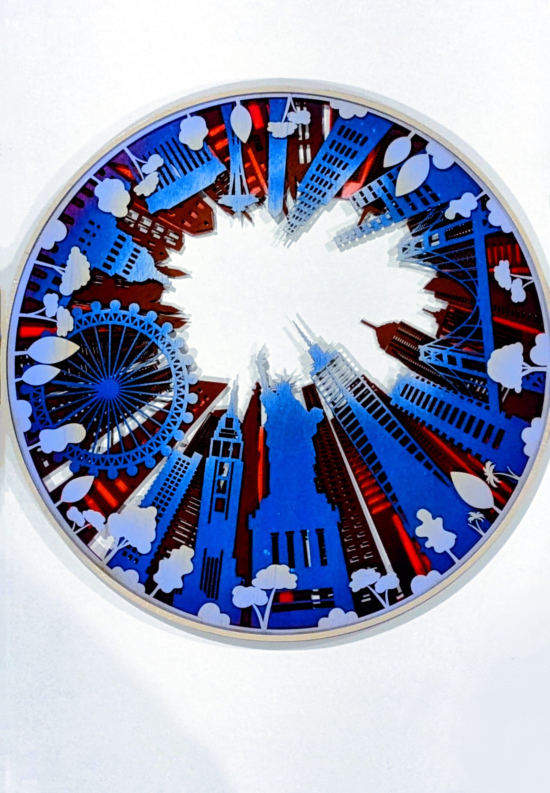 USA Cities Laser Cut Art