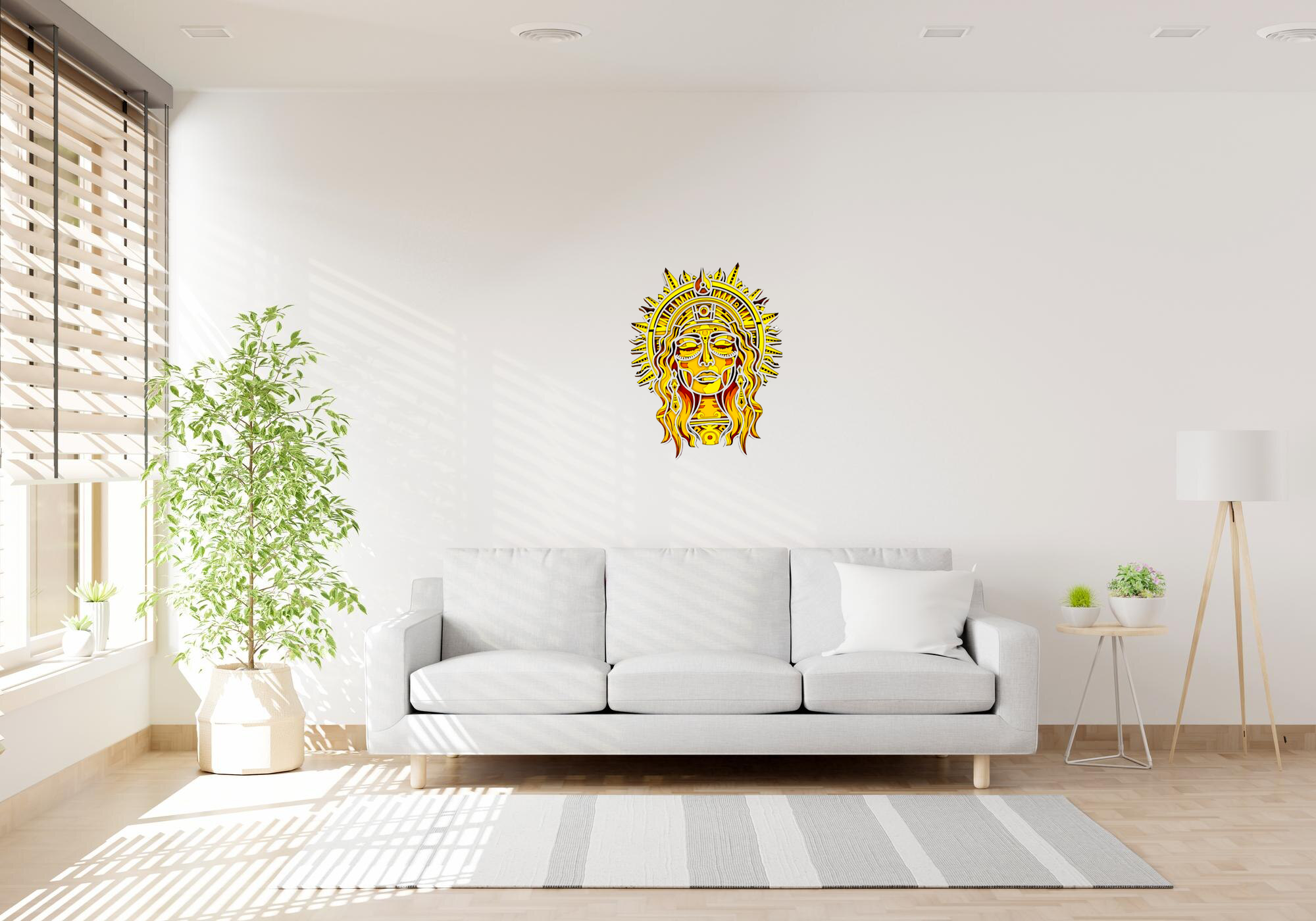 Sun Goddess Laser Cut Art